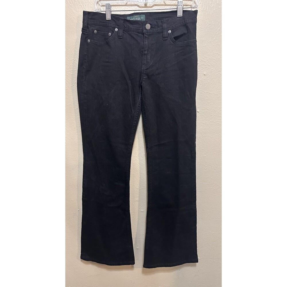 Lauren‎ Jeans Co Bootcut Jeans Women's Black Denim Pants